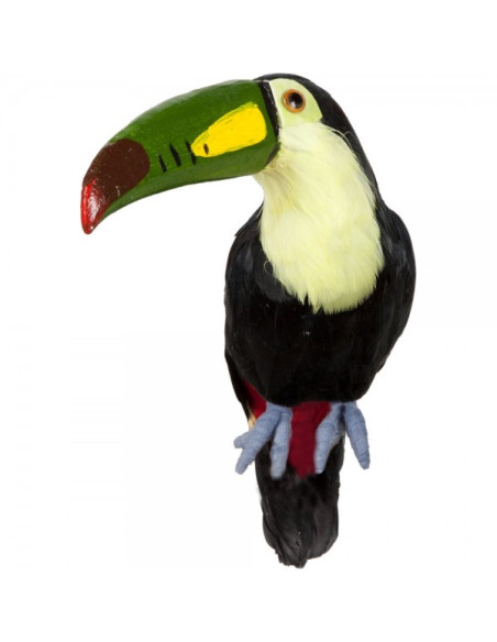 Pájaro tucán pico verde