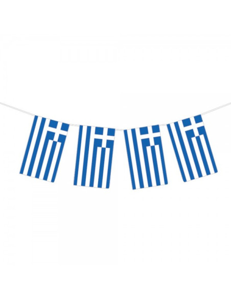 Banderines rectangulares de grecia