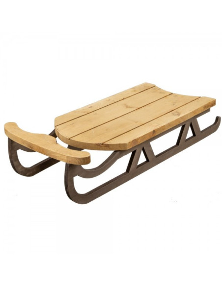 Trineo antiguo de madera
