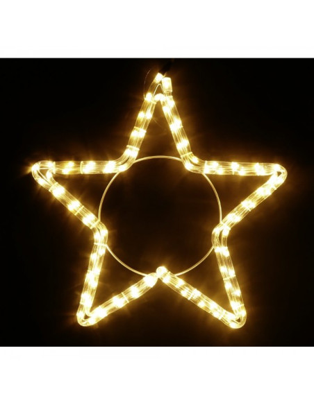 Estrella de navidad con luces led pro dual manguera