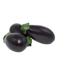 Imitación de berenjenas para fruterías y la decoración de escaparates de tiendas o comercios