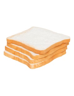 Imitación de rebanada de pan de molde para panaderías pastelerías y escaparates de tiendas 2