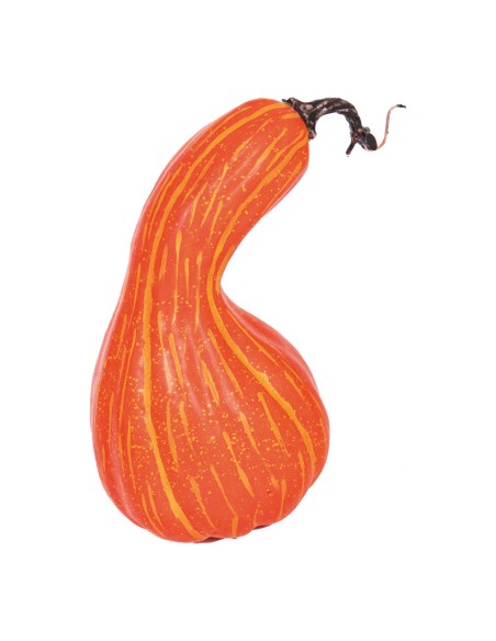 Calabaza curbada para la decoración otoñal de escaparates y espacios