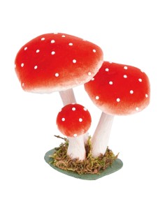 Setas decorativas para escaparates de otoño en tiendas y centros comerciales