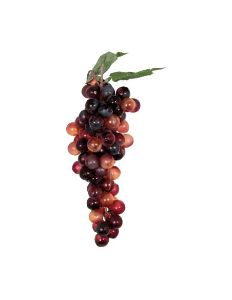 Uva roja decorativa para la decoración de la vendimia en licorerías catas bodegas de vino