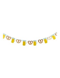 Guirlanda oktoberfest para la decoración de fiestas populares y escaparates