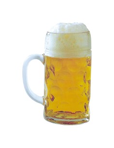 Jarra de cerveza para la decoración de fiestas populares y escaparates