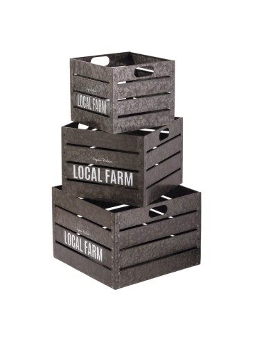 Caja de metal para la decoración de fiestas populares y escaparates