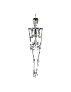 Esqueleto con percha para la fiesta de Halloween