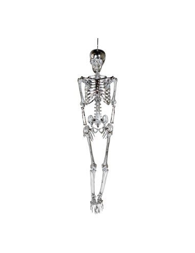 Esqueleto con percha para la fiesta de Halloween