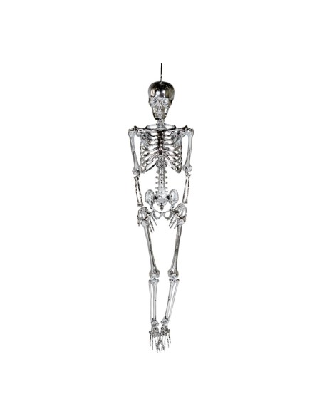 Esqueleto con percha para la fiesta de Halloween