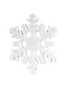 Copo de nieve Para escaparates de invierno en tiendas y centros comerciales