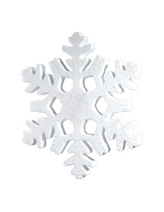 Copo de nieve Para escaparates de invierno en tiendas y centros comerciales