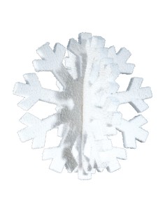 Copo de nieve Para escaparates de invierno en tiendas y centros comerciales