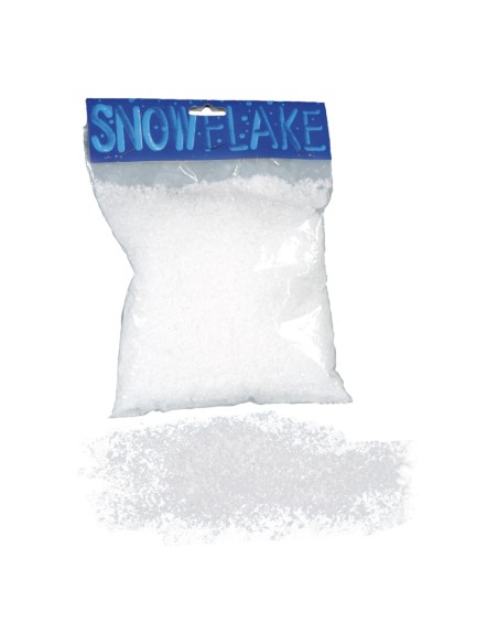 Nieve artificial para escaparates y ambiente invernal