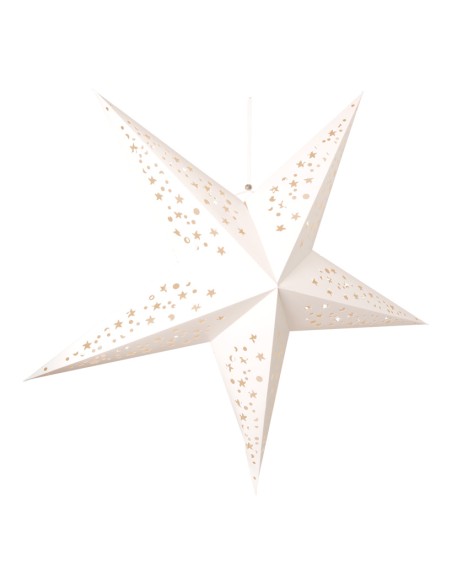 Estrella plegable de cartón para la decoración de centros comerciales calles y tiendas