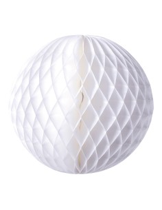 Esfera de papel de nido de abeja para la decoración navideña de centros comerciales calles tiendas