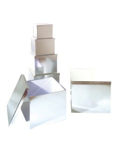 Caja de cartón xxl para la decoración de árboles de navidad