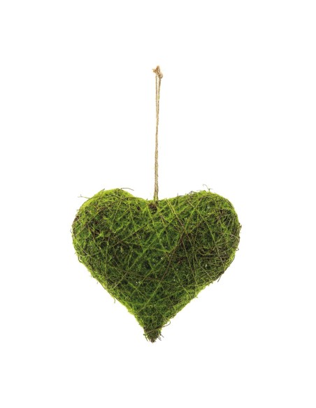 Corazón de hierba decorativa para la decoración navideña de centros comerciales calles tiendas