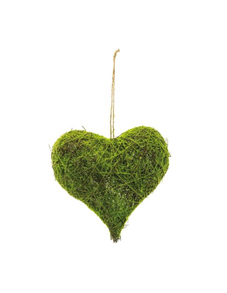 Corazón de hierba decorativa para la decoración navideña de centros comerciales calles tiendas