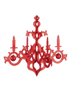 Lámpara de araña con bolas decorativa para la decoración navideña de centros comerciales calles tiendas
