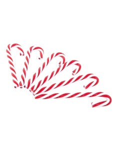 Bastón de caramelo para la decoración navideña de centros comerciales calles tiendas