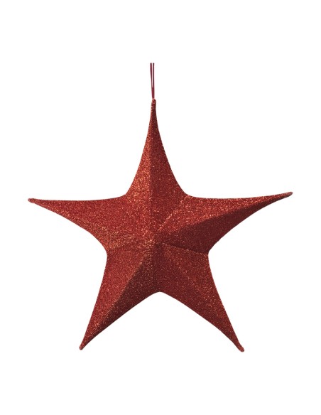 Estrella textil para la decoración de centros comerciales calles y tiendas