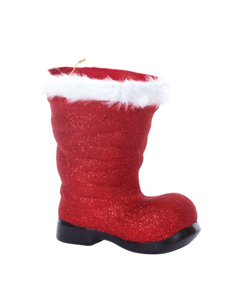 Botas de santa claus para la decoración navideña de centros comerciales calles tiendas