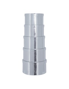 Caja circular de regalo para la decoración de árboles de navidad