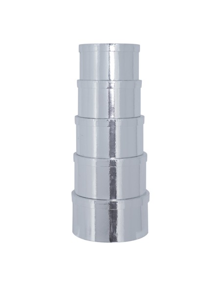 Caja circular de regalo para la decoración de árboles de navidad