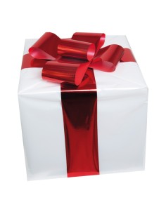Caja de regalo para la decoración de árboles de navidad