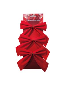 Lazos de terciopelo para la decoración de árboles de navidad