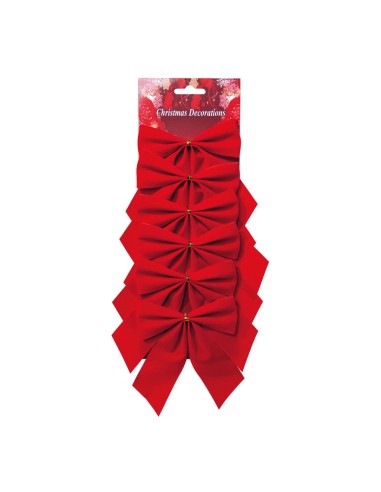 Lazos de terciopelo para la decoración de árboles de navidad