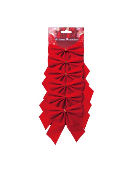 Lazos de terciopelo para la decoración de árboles de navidad