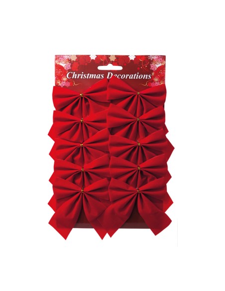 Lazos de terciopelo para la decoración de árboles de navidad