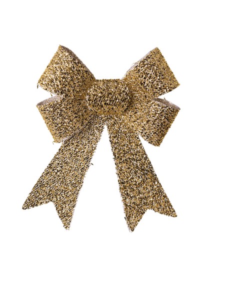 Lazo brillante para la decoración de árboles de navidad