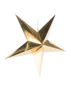Estrella decorativa de papel para la decoración de centros comerciales calles y tiendas
