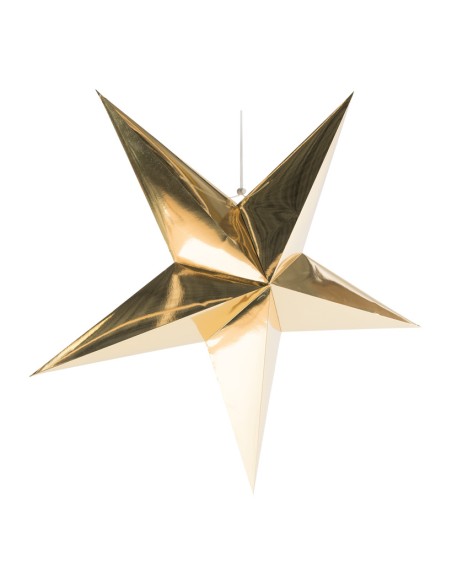 Estrella decorativa de papel para la decoración de centros comerciales calles y tiendas