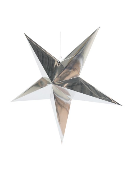 Estrella decorativa de papel para la decoración de centros comerciales calles y tiendas