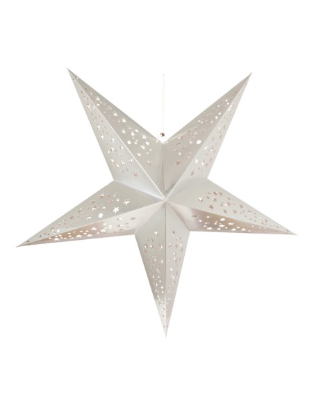 Estrella decorativa de papel para la decoración de centros comerciales calles y tiendas