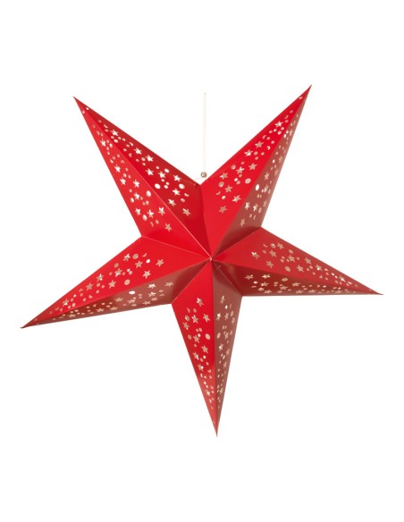 Estrella decorativa de papel para la decoración de centros comerciales calles y tiendas
