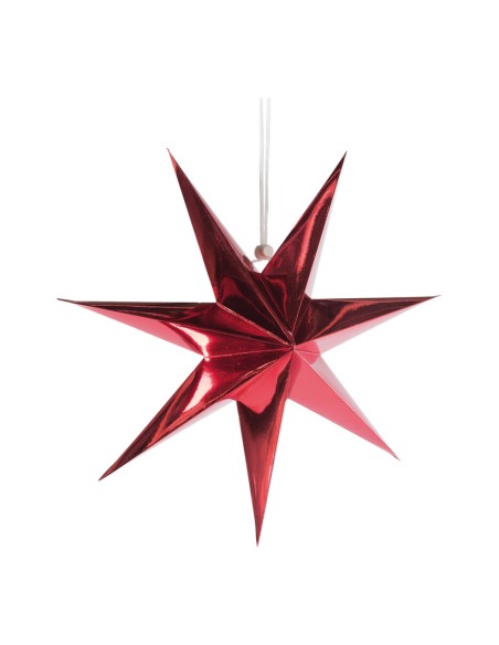 Estrella decorativa de papel para la decoración de centros comerciales calles y tiendas