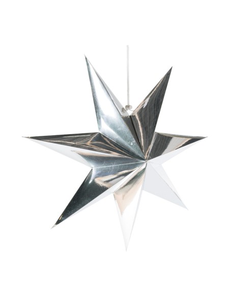 Estrella decorativa de papel para la decoración de centros comerciales calles y tiendas