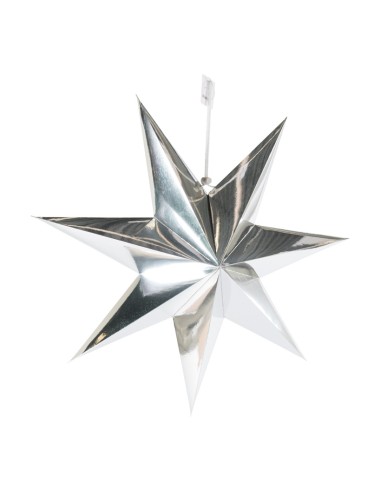 Estrella decorativa de papel para la decoración de centros comerciales calles y tiendas