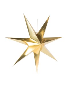 Estrella decorativa de papel para la decoración de centros comerciales calles y tiendas