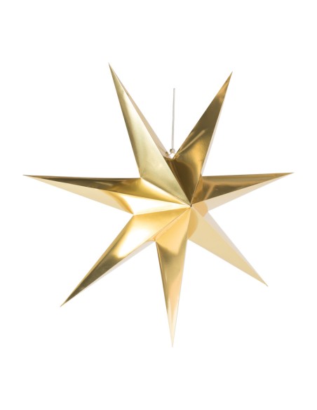 Estrella decorativa de papel para la decoración de centros comerciales calles y tiendas
