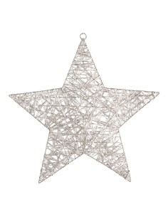 Estrella trenzada para la decoración de centros comerciales calles y tiendas