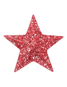 Estrella trenzada 3D para la decoración de centros comerciales calles y tiendas