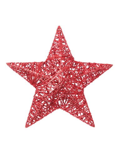 Estrella trenzada 3D para la decoración de centros comerciales calles y tiendas