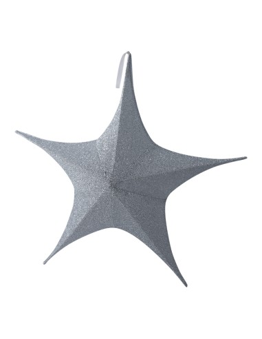Estrella textil decorativa para la decoración de centros comerciales calles y tiendas
